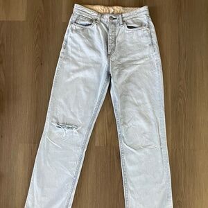 Rag & bone Alex high rise straight leg jean